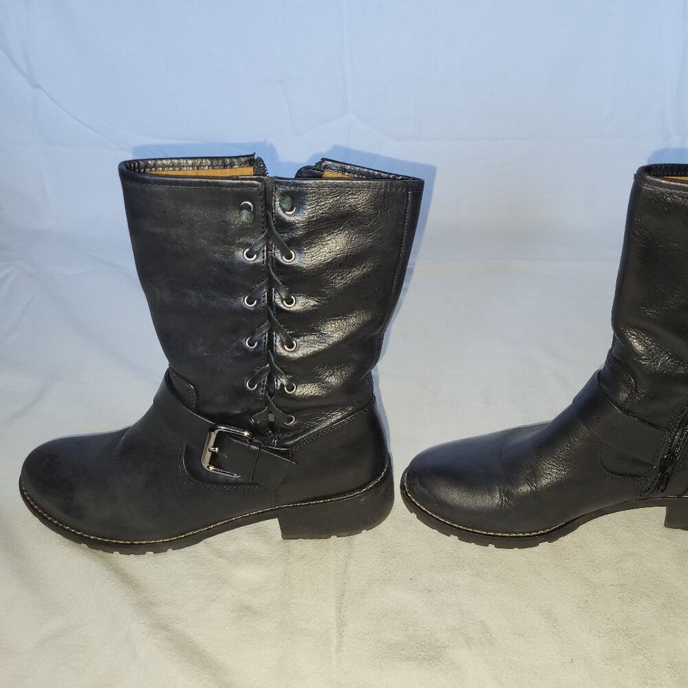 Söfft Acasia Black Leather Boots - Women’s Size 9M
